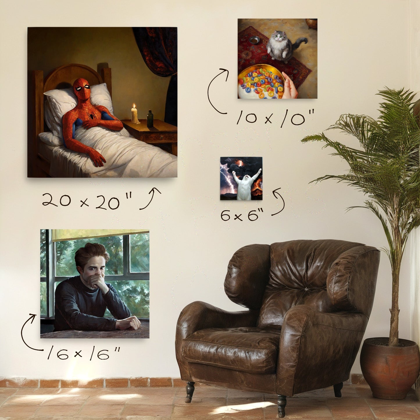 Spider-Man in Bed Meme Art Print