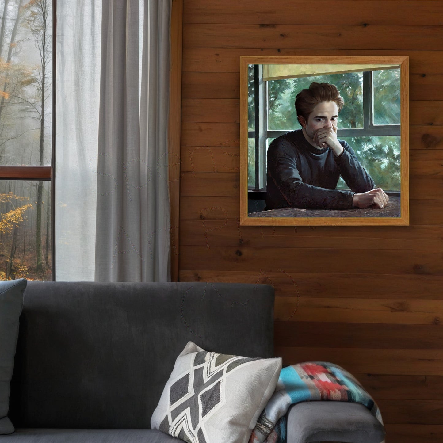 Edward Cullen Catches a Whiff Meme Art Print