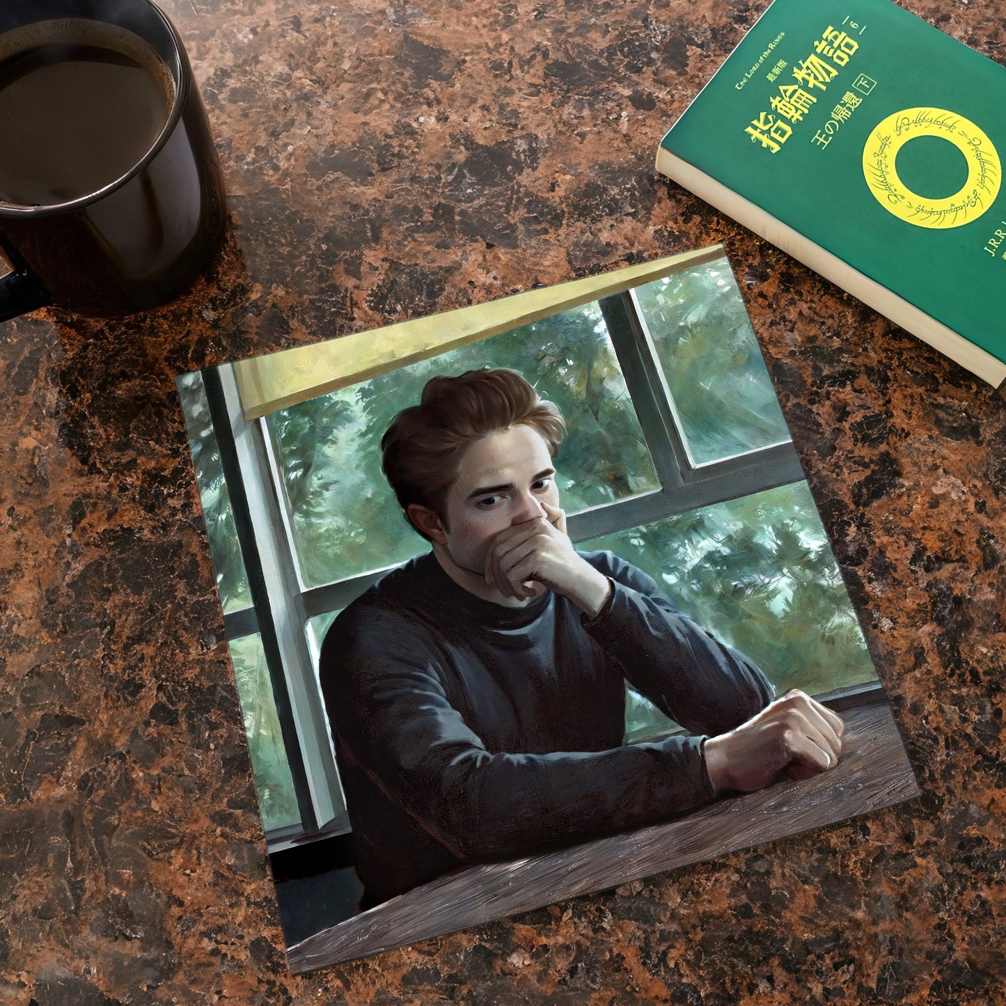 Edward Cullen Catches a Whiff Meme Art Print